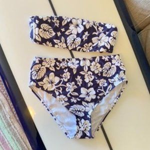 Hobie Bikini Hawaii Floral Print Swim Set